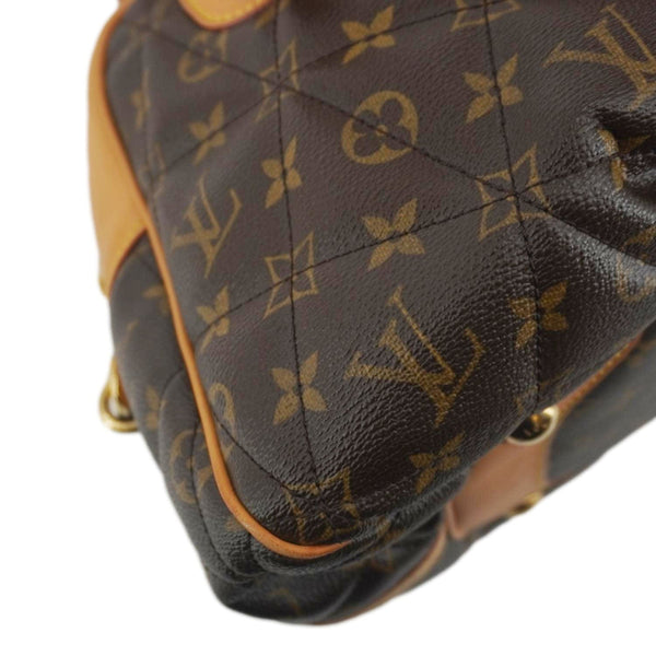 LOUIS VUITTON Etoile Bowling Monogram Canvas Satchel Bag Brown