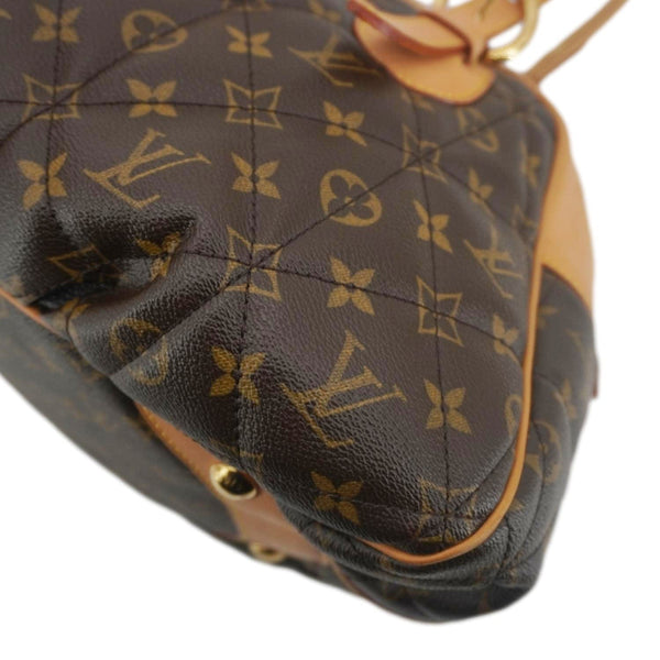 LOUIS VUITTON Etoile Bowling Monogram Canvas Satchel Bag Brown