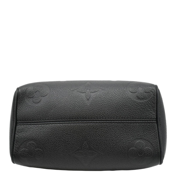 LOUIS VUITTON Speedy 20 Bandouliere Empreinte Leather Shoulder Bag Black