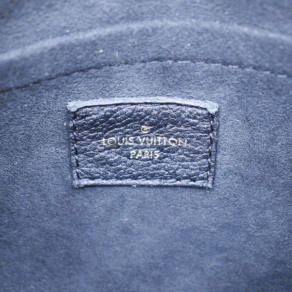 LOUIS VUITTON Speedy 20 Bandouliere Empreinte Leather Shoulder Bag Black