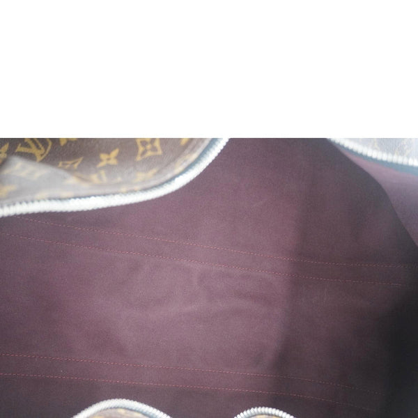 LOUIS VUITTON Keepall 55 Bandouliere Monogram Canvas Travel Bag Black