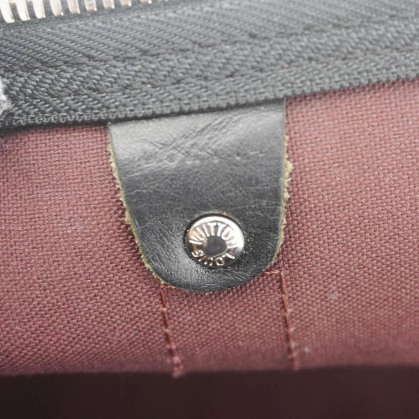 LOUIS VUITTON Keepall 55 Bandouliere Monogram Canvas Travel Bag Black