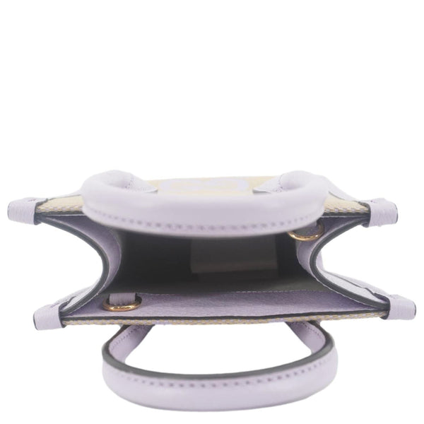 GUCCI Jumbo GG Canvas Mini Tote Bag Purple 671623