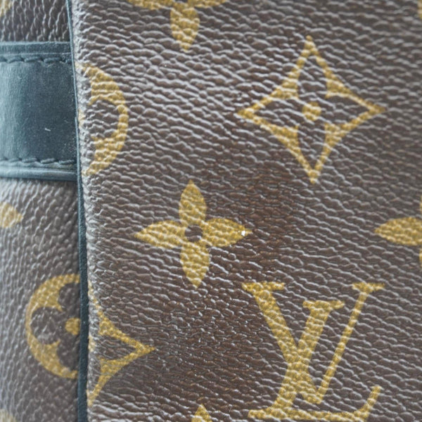 LOUIS VUITTON Keepall 55 Bandouliere Monogram Canvas Travel Bag Black