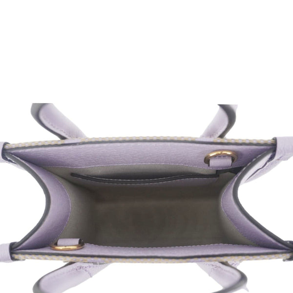 GUCCI Jumbo GG Canvas Mini Tote Bag Purple 671623