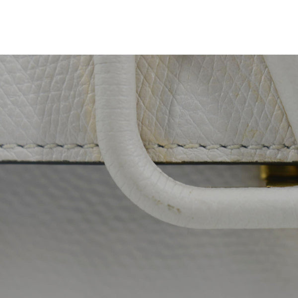 VALENTINO VSling Leather Crossbody Belt Bag White