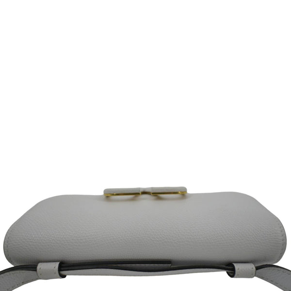 VALENTINO VSling Leather Crossbody Belt Bag White