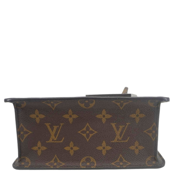 LOUIS VUITTON Spring Street NM Monogram Vernis Crossbody Bag Champagne Metallise