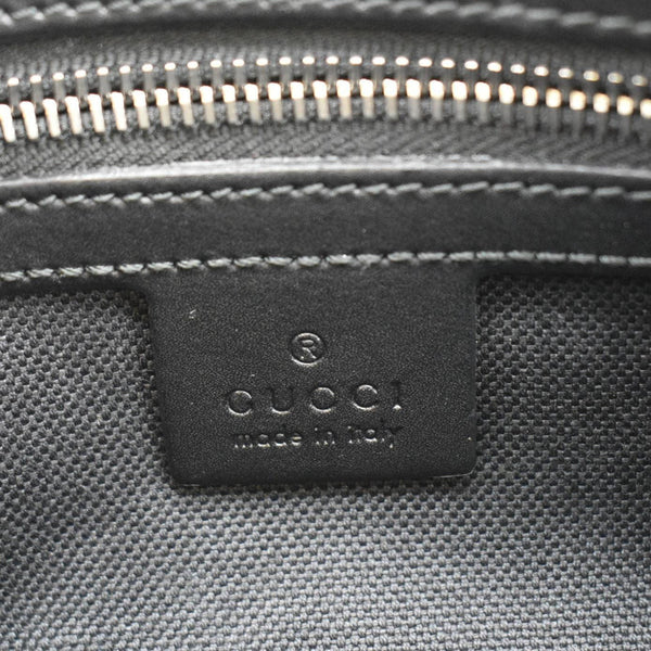 GUCCI GG Supreme Canvas Zip Belt Bag Black 474293