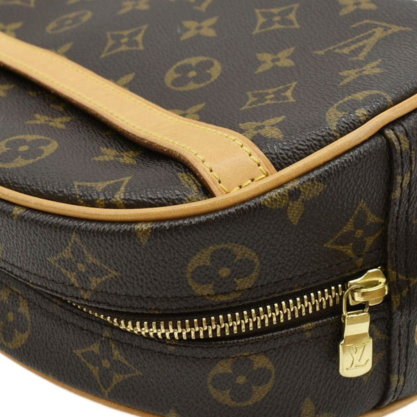 LOUIS VUITTON Blois Monogram Canvas Crossbody Bag Brown