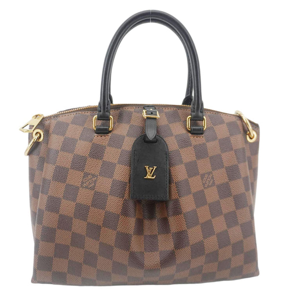 LOUIS VUITTON Odeon PM Damier Ebene Tote Shoulder Bag Brown