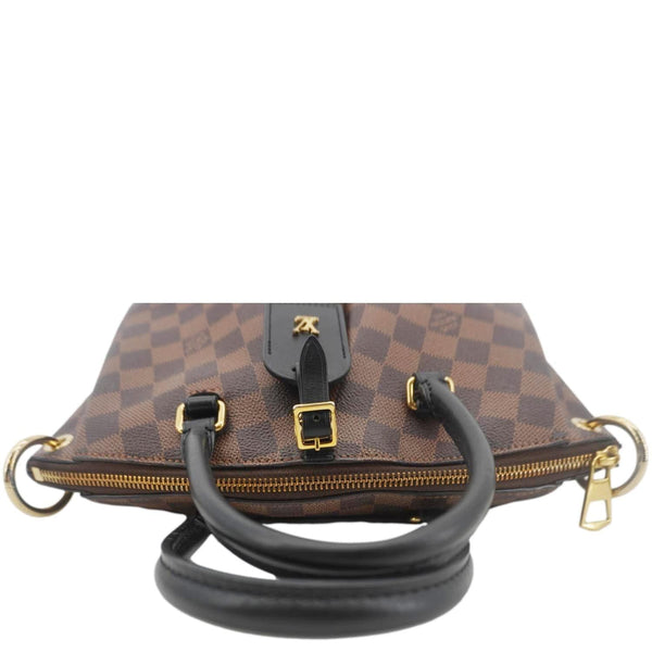 LOUIS VUITTON Odeon PM Damier Ebene Tote Shoulder Bag Brown