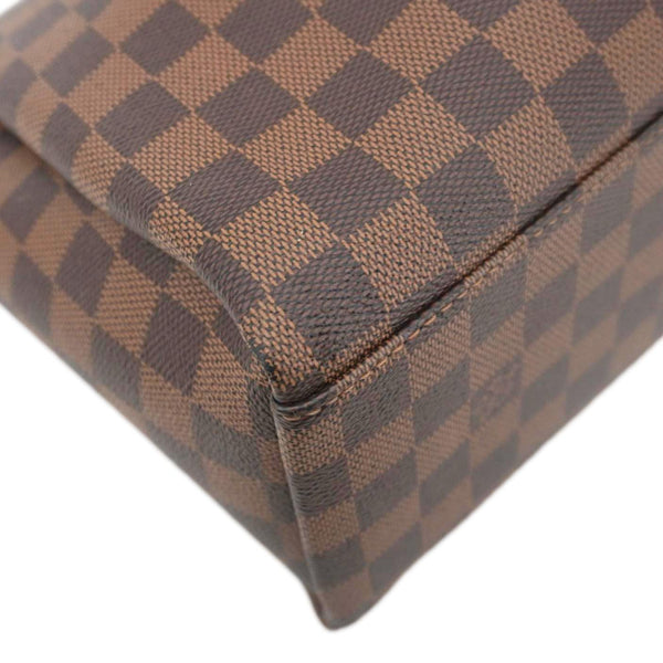 LOUIS VUITTON Odeon PM Damier Ebene Tote Shoulder Bag Brown