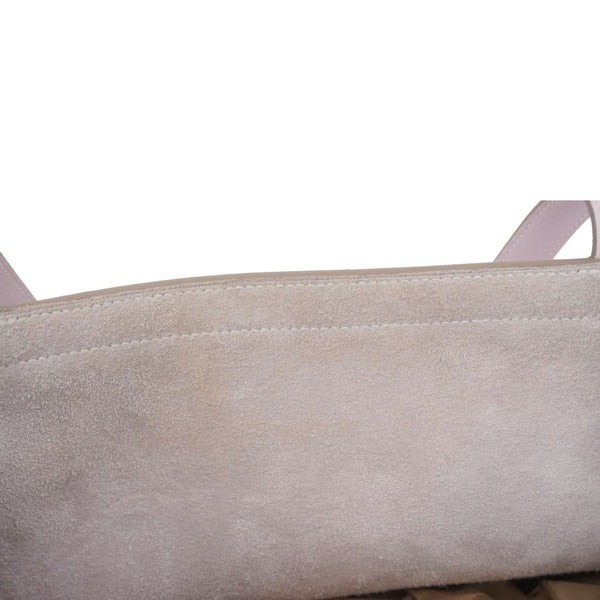 HERMES Cabasellier 31 Taurillon Clemence leather Tote Bag Light Pink