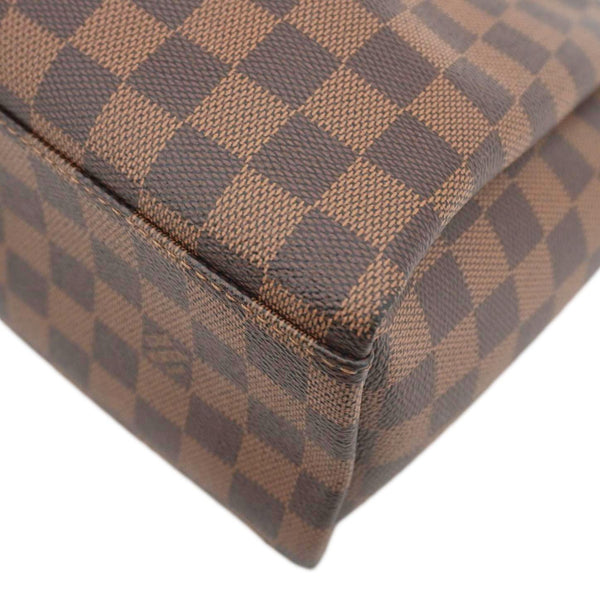 LOUIS VUITTON Odeon PM Damier Ebene Tote Shoulder Bag Brown