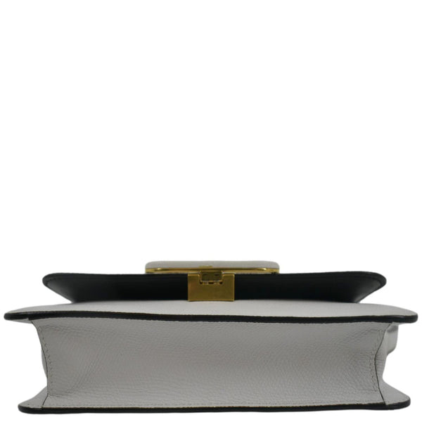 VALENTINO VSling Leather Crossbody Belt Bag White