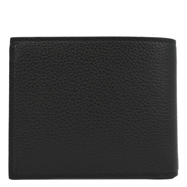CHRISTIAN LOUBOUTIN Coolcard Grained Calf Leather Bifold Wallet Black
