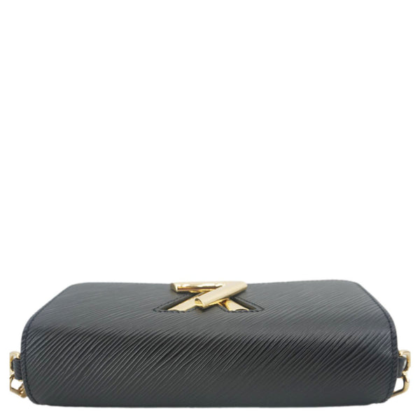LOUIS VUITTON Twist West Epi Leather Crossbody Pochette Bag Black