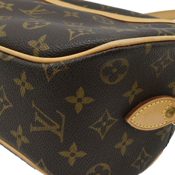 LOUIS VUITTON Blois Monogram Canvas Crossbody Bag Brown