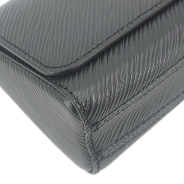 LOUIS VUITTON Twist West Epi Leather Crossbody Pochette Bag Black