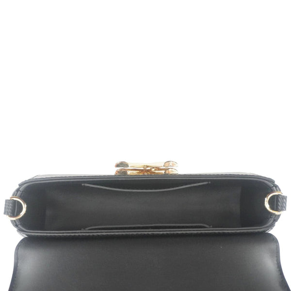 LOUIS VUITTON Twist West Epi Leather Crossbody Pochette Bag Black