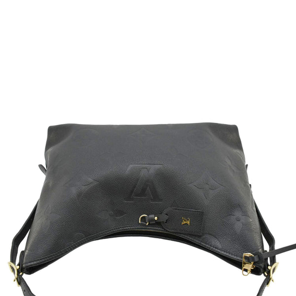 LOUIS VUITTON Carryall MM Empreinte Leather Shoulder Bag Black