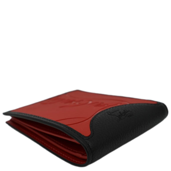 CHRISTIAN LOUBOUTIN Coolcard Grained Calf Leather Bifold Wallet Black