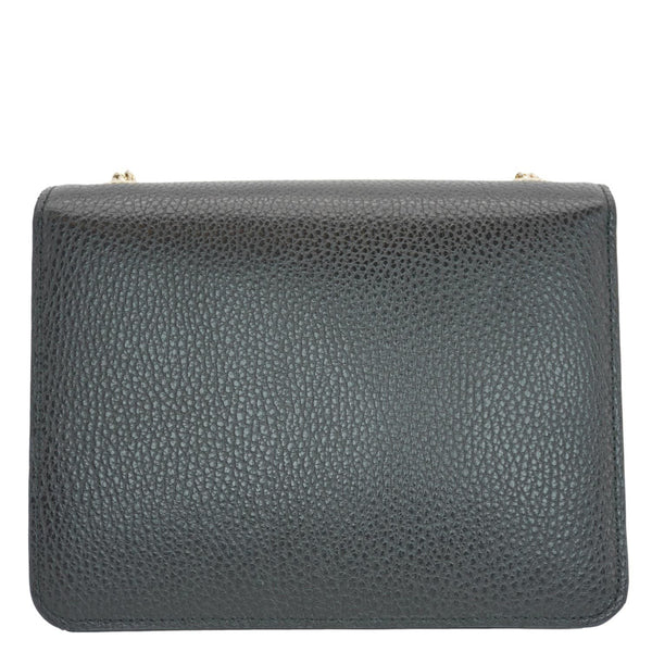 GUCCI Interlocking GG Leather Crossbody Bag Black 510304