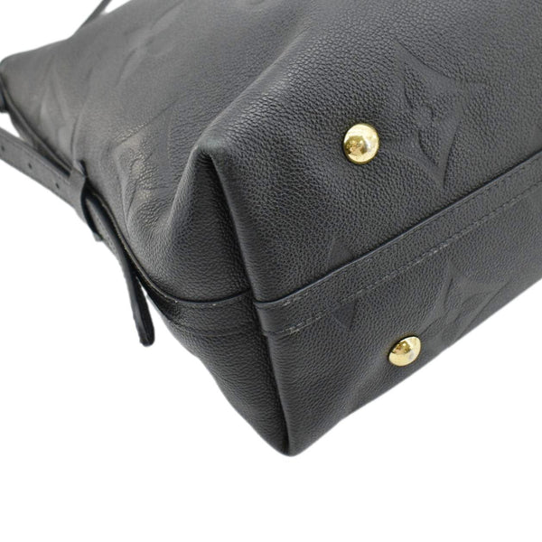 LOUIS VUITTON Carryall MM Empreinte Leather Shoulder Bag Black