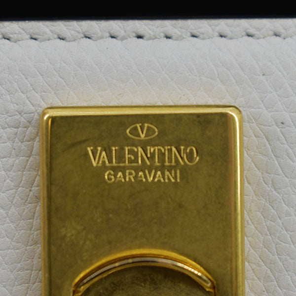 VALENTINO VSling Leather Crossbody Belt Bag White