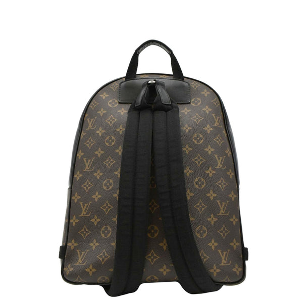 LOUIS VUITTON Monogram Canvas Backpack Bag Brown back side