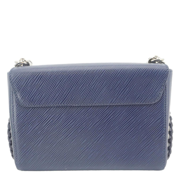LOUIS VUITTON Twist MM Braided Epi Leather Shoulder Bag Blue