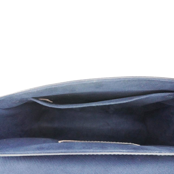 LOUIS VUITTON Twist MM Braided Epi Leather Shoulder Bag Blue