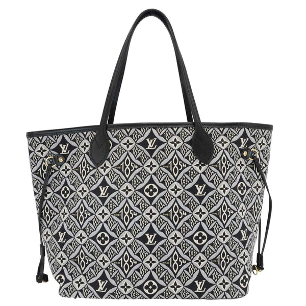 LOUIS VUITTON Since 1854 Neverfull MM Jacquard Shoulder Bag Black