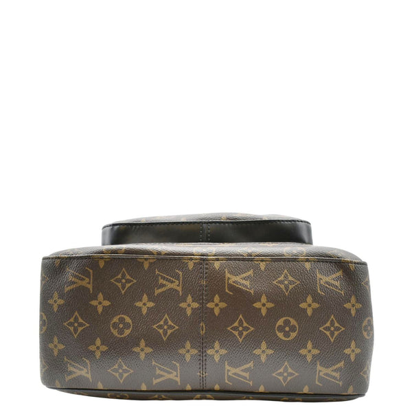 LOUIS VUITTON Monogram Canvas Backpack Bag Brown lower look