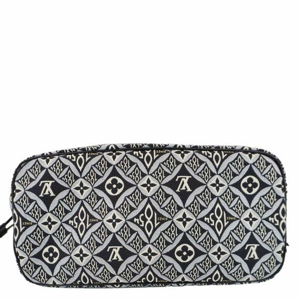 LOUIS VUITTON Since 1854 Neverfull MM Jacquard Shoulder Bag Black