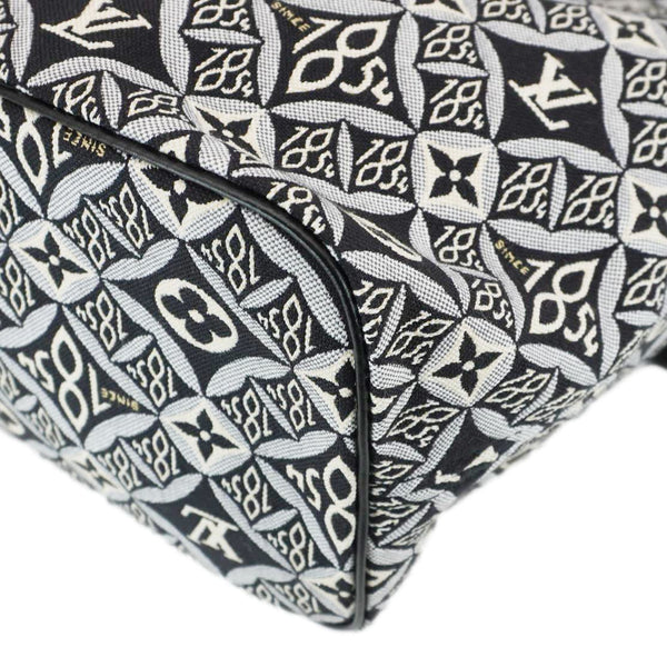 LOUIS VUITTON Since 1854 Neverfull MM Jacquard Shoulder Bag Black