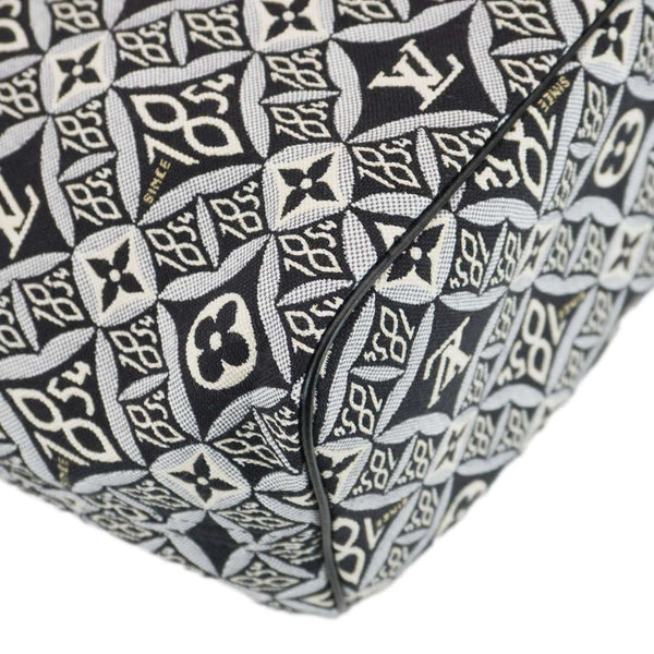 LOUIS VUITTON Since 1854 Neverfull MM Jacquard Shoulder Bag Black