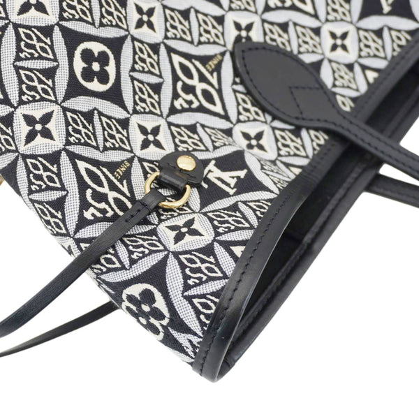 LOUIS VUITTON Since 1854 Neverfull MM Jacquard Shoulder Bag Black