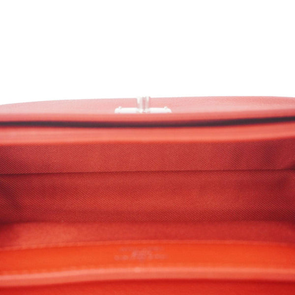 LOUIS VUITTON Lockme II BB Pebbled Leather Crossbody Bag Rubis