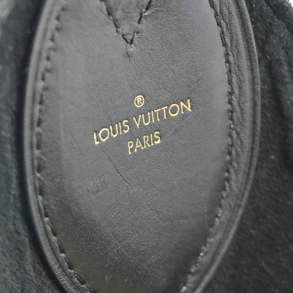 LOUIS VUITTON Flower Monogram Canvas Hobo Bag Brown