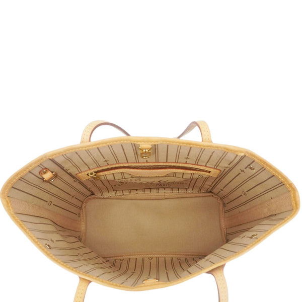 LOUIS VUITTON Neverfull PM Monogram Canvas Tote Bag Brown