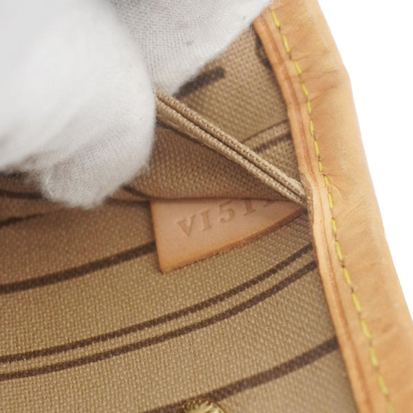 LOUIS VUITTON Neverfull PM Monogram Canvas Tote Bag Brown