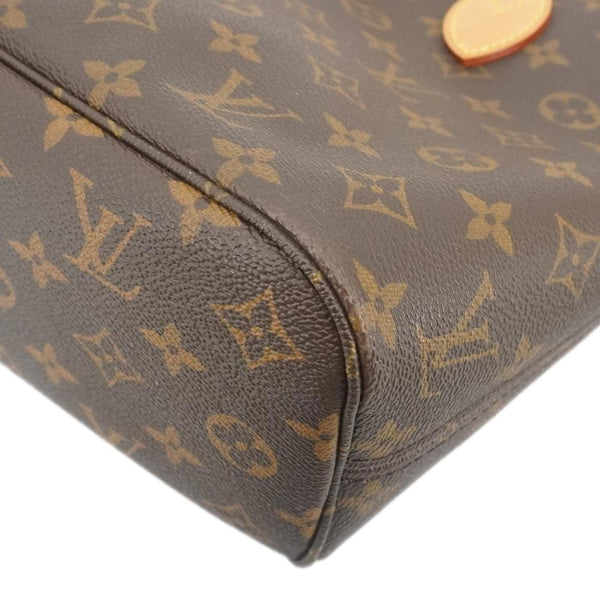LOUIS VUITTON Neverfull PM Monogram Canvas Tote Bag Brown