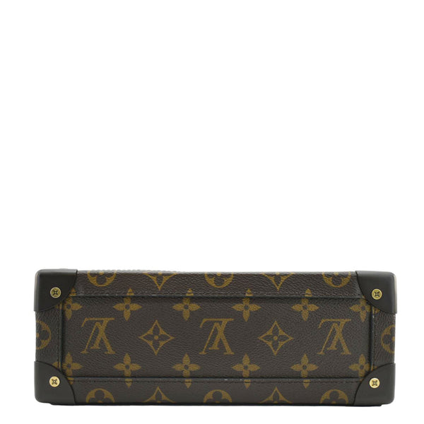 LOUIS VUITTON Chess Soft Trunk Monogram Canvas Crossbody Bag Brown