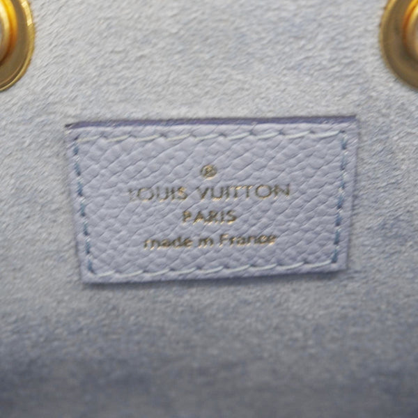 LOUIS VUITTON NeoNoe BB Monogram Empreinte Shoulder Bag Summer Blue