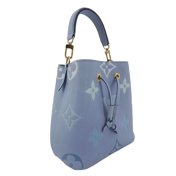 LOUIS VUITTON NeoNoe BB Monogram Empreinte Shoulder Bag Summer Blue