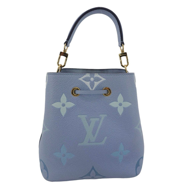 LOUIS VUITTON NeoNoe BB Monogram Empreinte Shoulder Bag Summer Blue