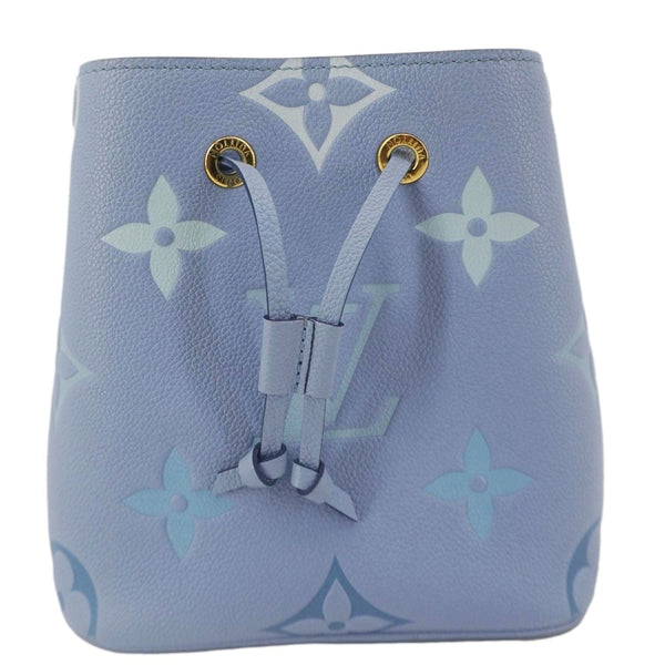 LOUIS VUITTON NeoNoe BB Monogram Empreinte Shoulder Bag Summer Blue