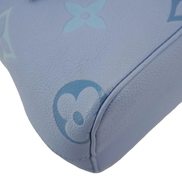 LOUIS VUITTON NeoNoe BB Monogram Empreinte Shoulder Bag Summer Blue